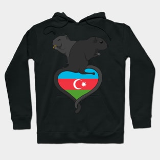 Gerbil Azerbaijan (dark) Hoodie